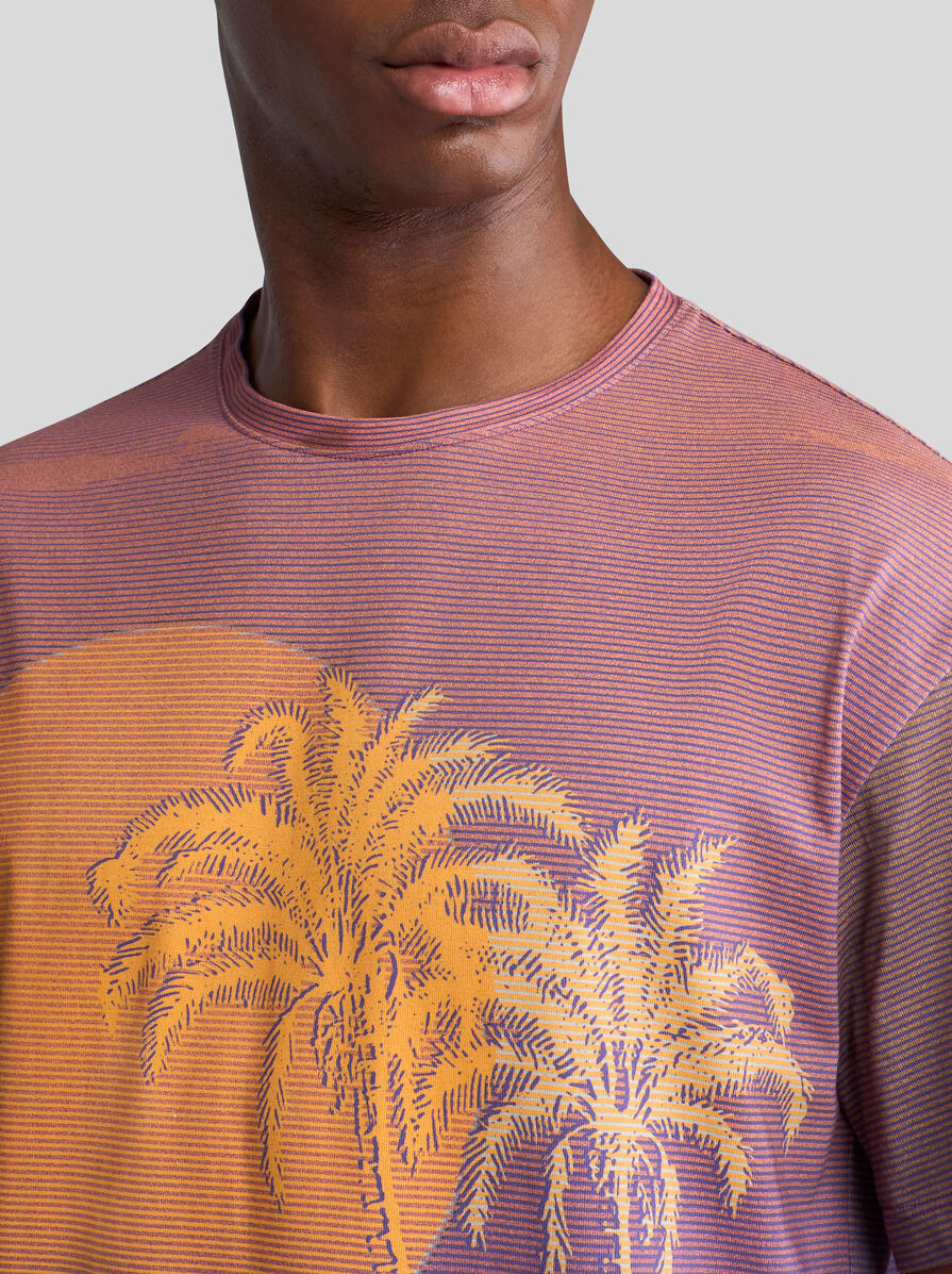 T-SHIRT WITH PALM-TREE PRINT - 3