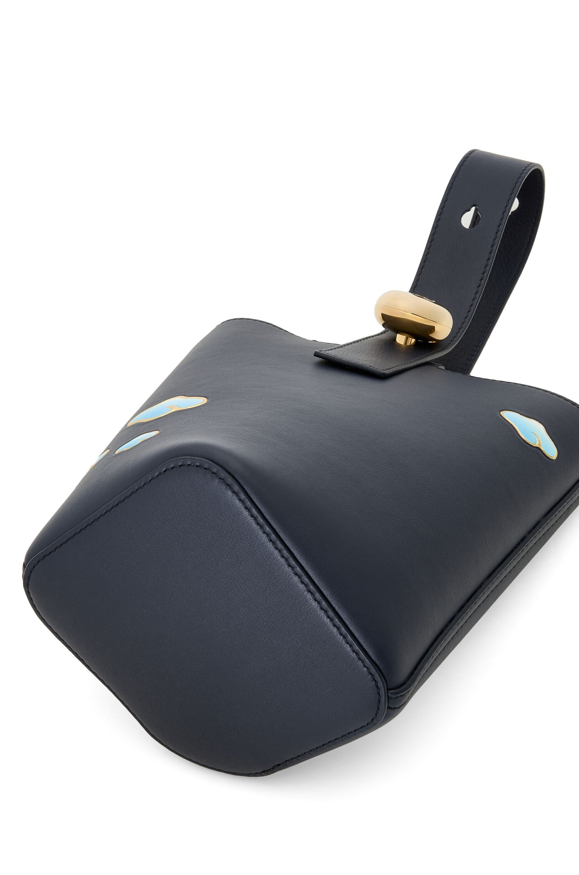 Mini Pebble bucket in nappa calfskin - 10