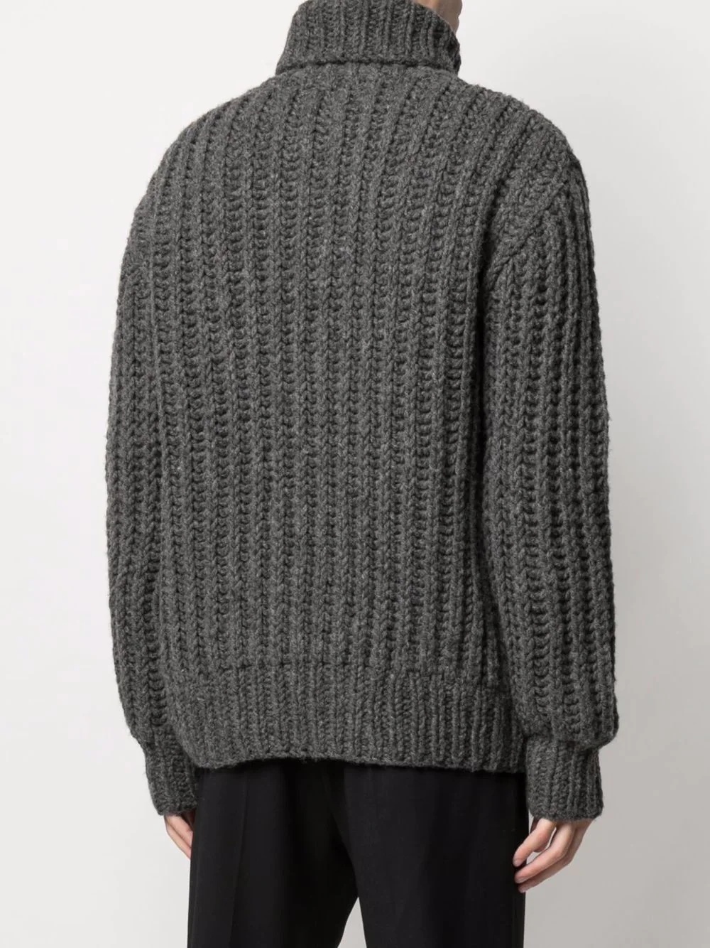 chunky-knit rollneck jumper - 4