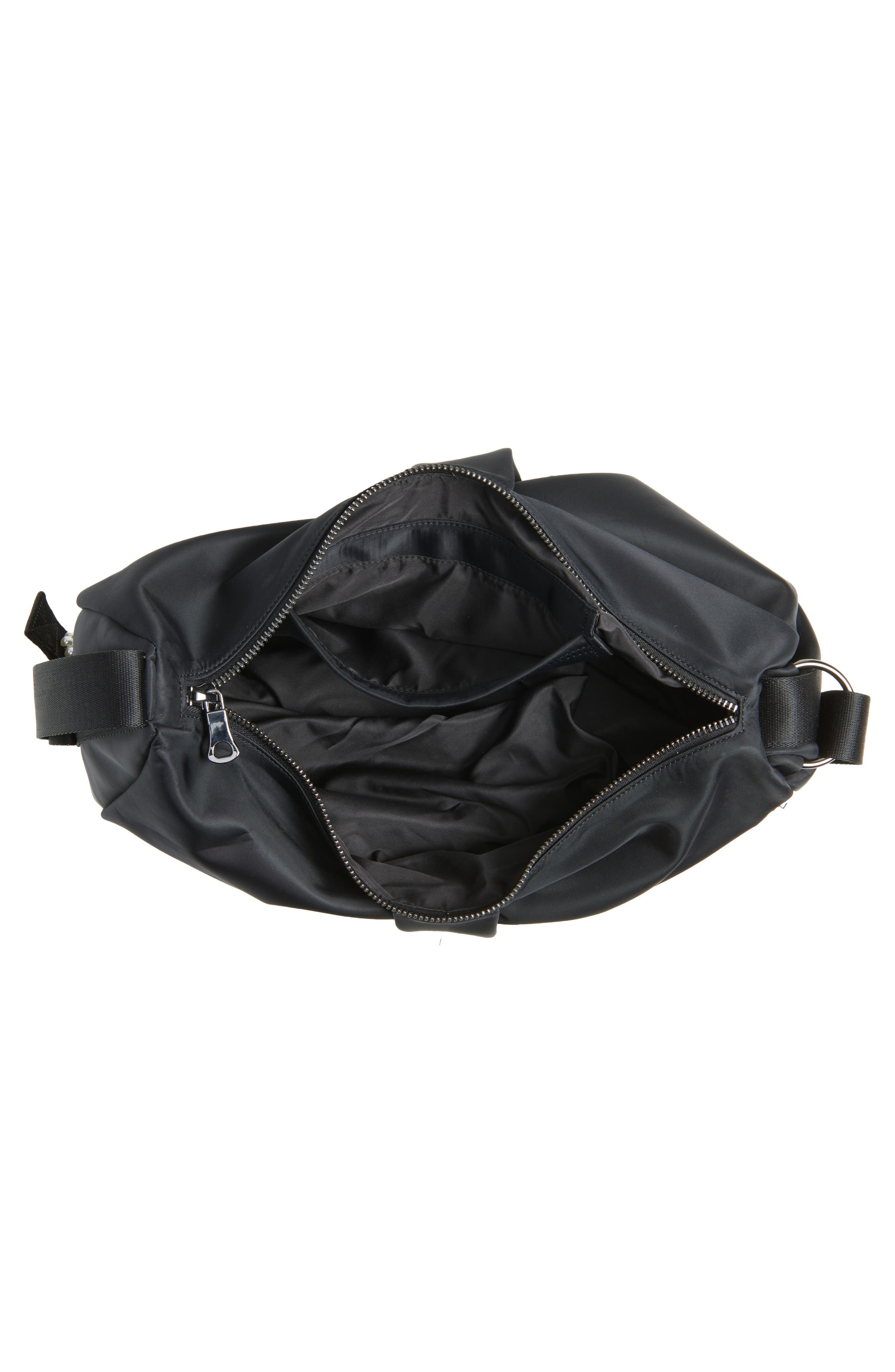 Simone Rocha Bow Sateen Sling Bag in Black/Pearl at Nordstrom - 5