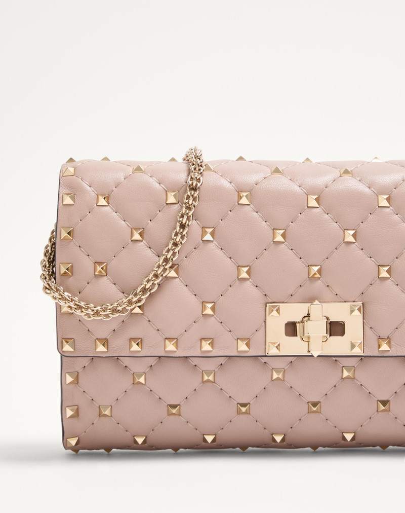 Valentino ROCKSTUD SPIKE NAPPA LEATHER CROSSBODY CLUTCH BAG outlook