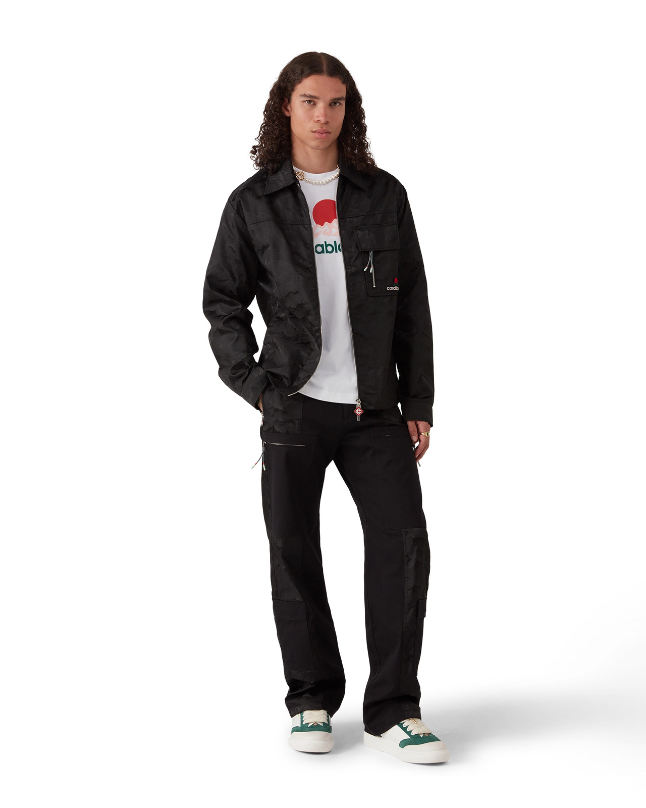 Nylon Mountain Camo Zip Shirt - 2