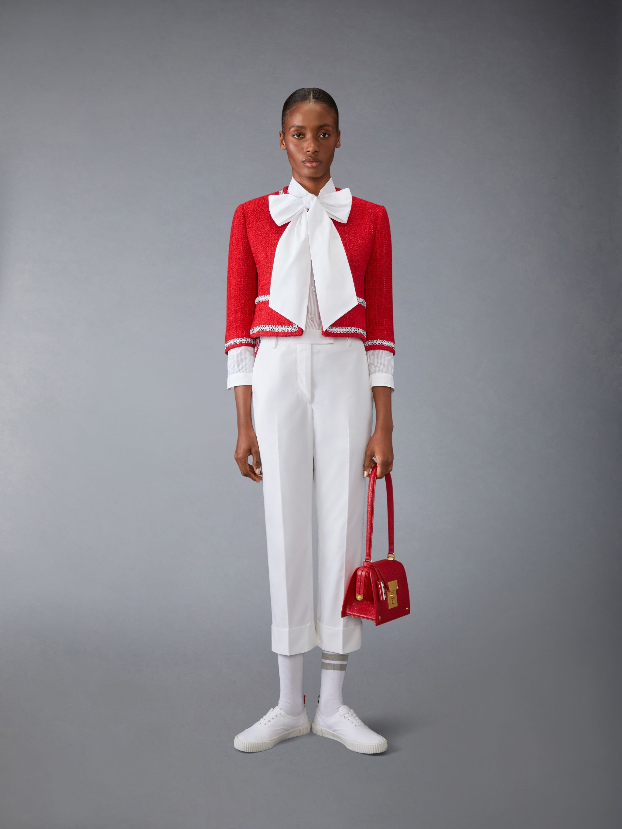 TYPEWRITER CLOTH HIGH WAISTED TROUSER - 3