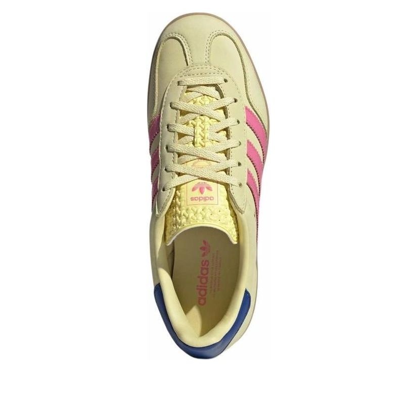 (WMNS) adidas Gazelle Indoor 'Powder Yellow Lucid Pink' JI2719 - 5