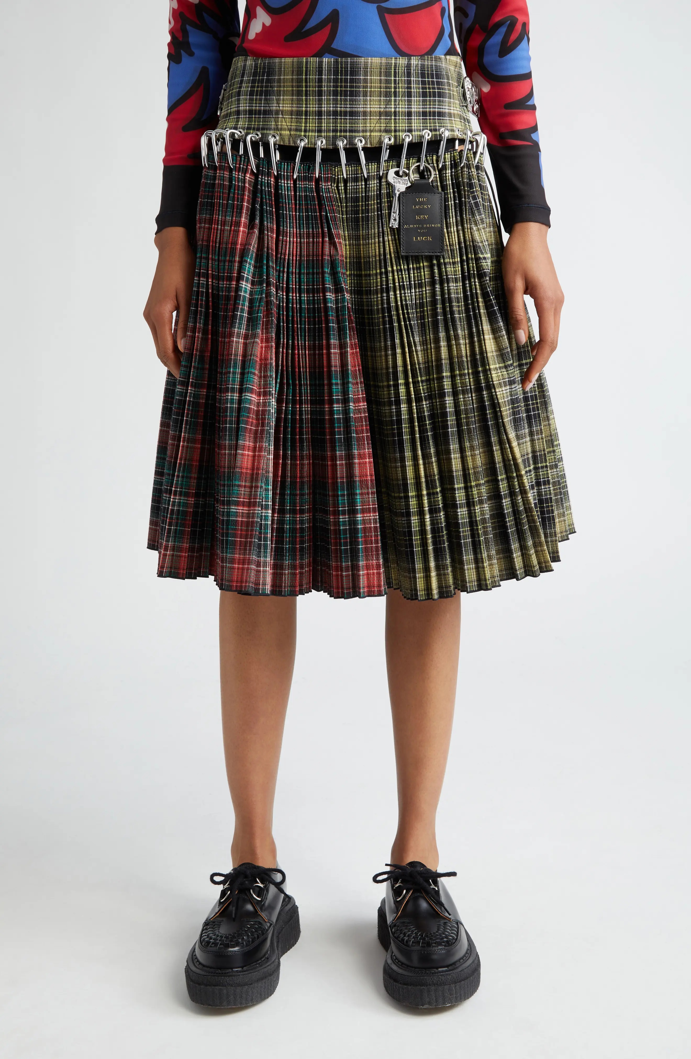 Chopova Lowena Green Wood Tartan Skirt | nordstrom | REVERSIBLE Chopova Lowena Green Wood Tartan Skirt | nordstrom | REVERSIBLE