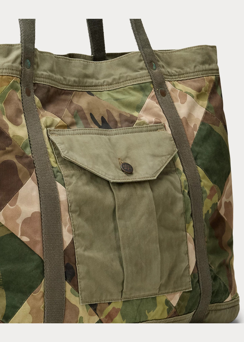 Limited-Edition Patchwork Camo Tote 5