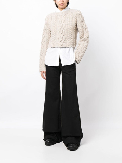 LOW CLASSIC chunky-knit wool blend jumper outlook