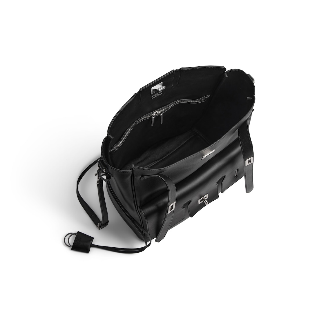 Men's Bel Air Hobo Messenger Bag in Black - 4
