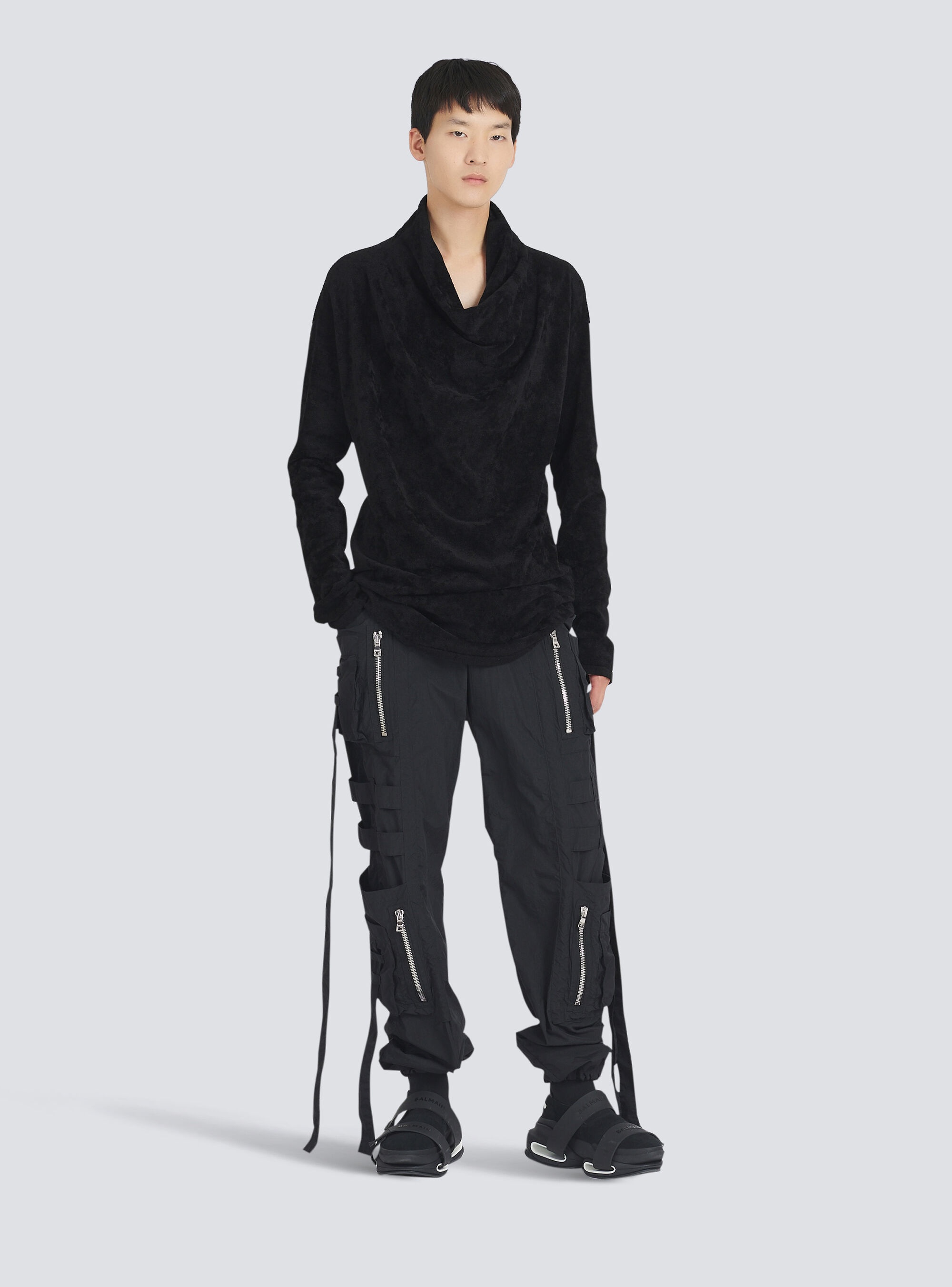 Nylon cargo pants - 2