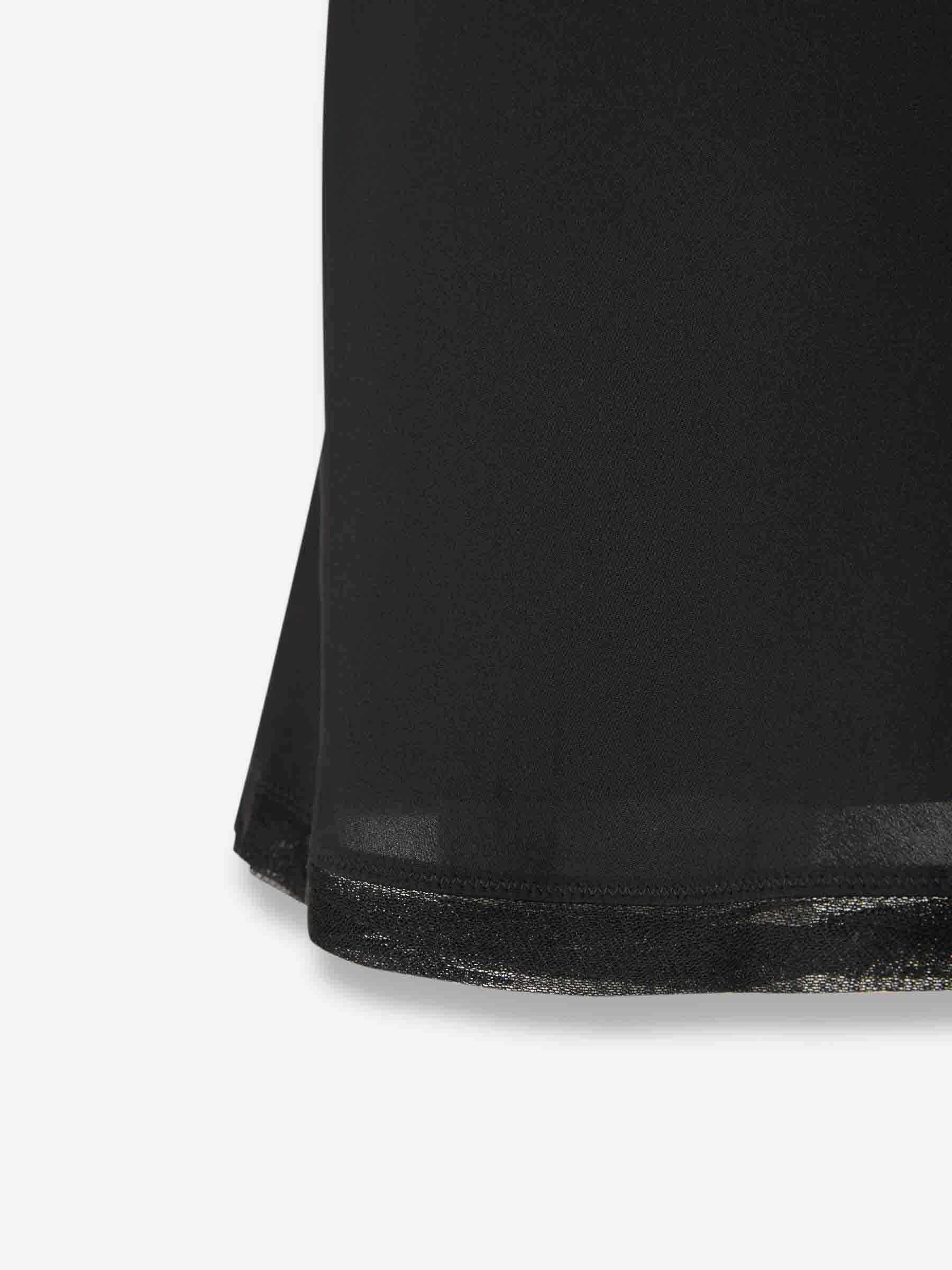 SILK STRAIGHT SKIRT - 3