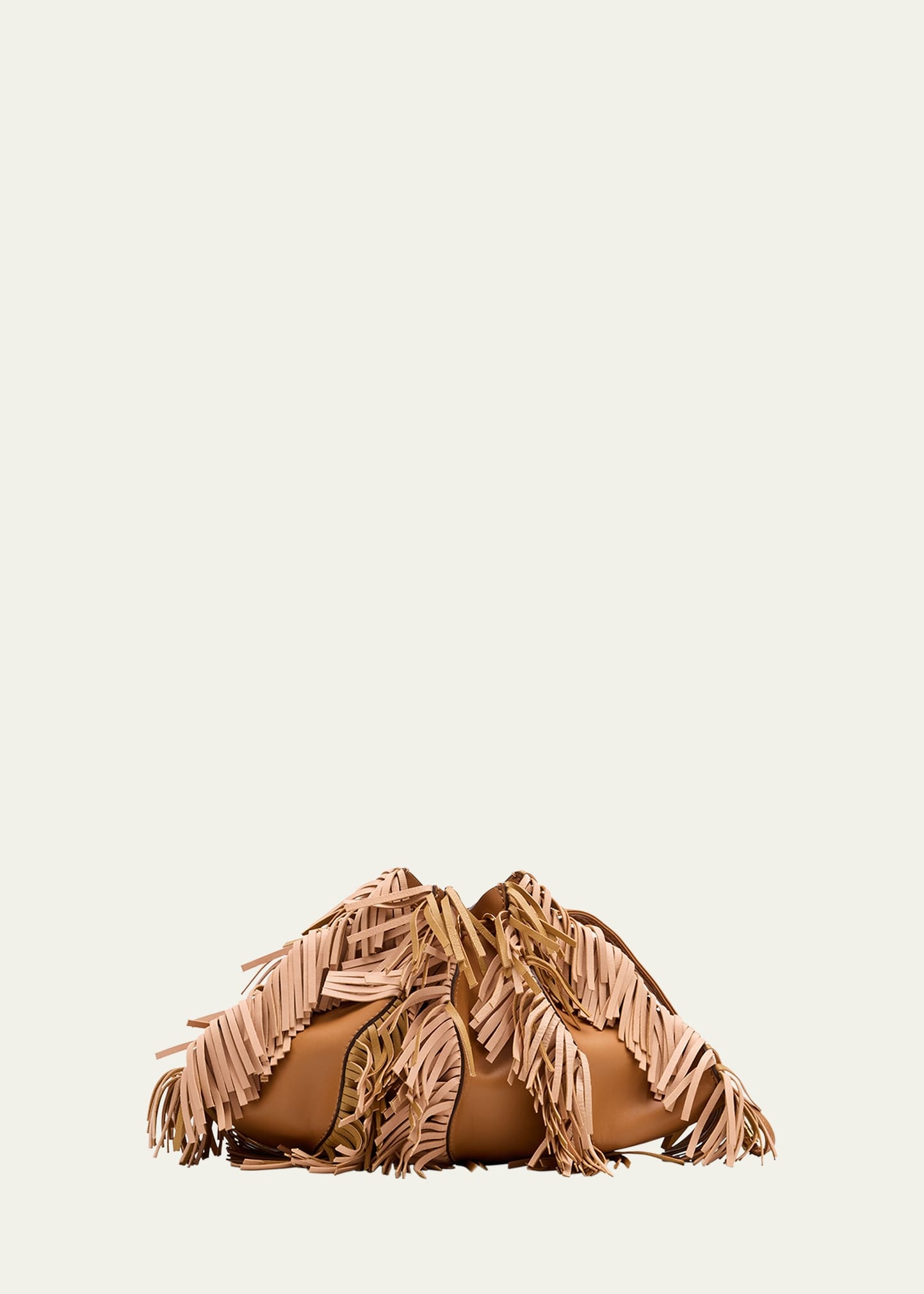 Adria Mini Fringe Pleated Wave Crossbody Bag - 1