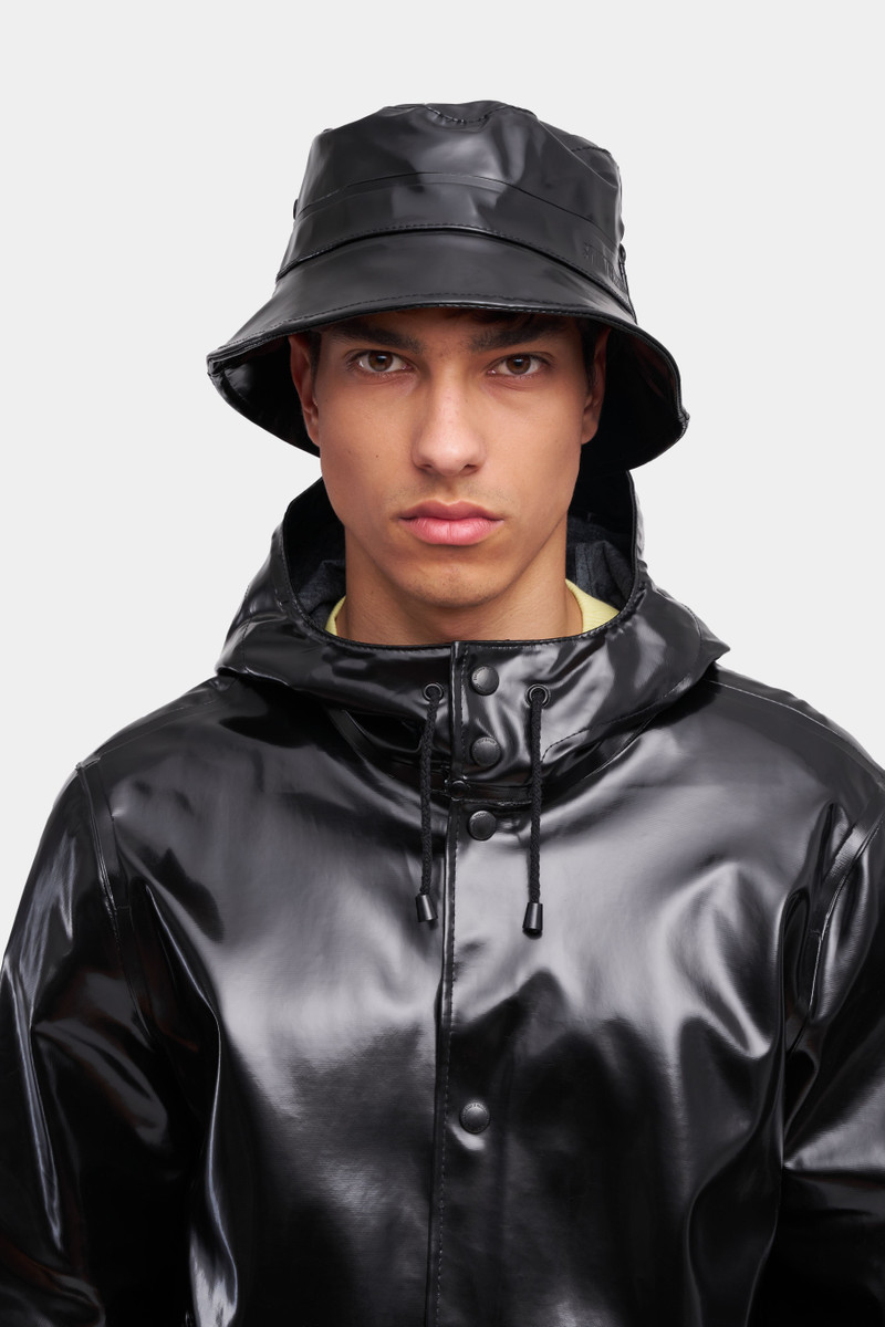 Stutterheim Beckholmen Opal Bucket Hat Black outlook
