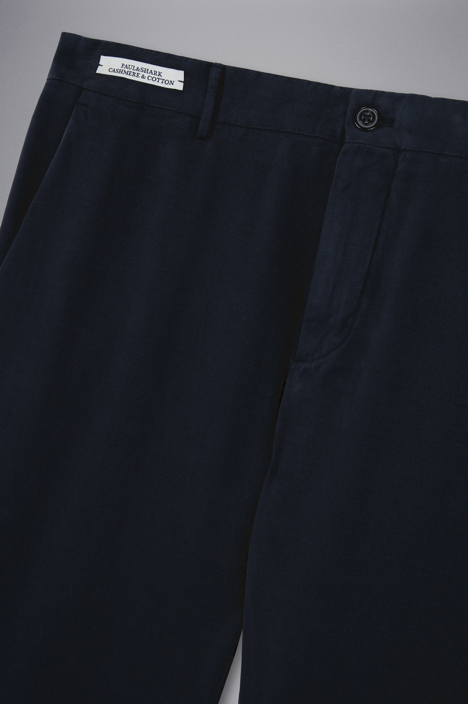 COTTON & CACHEMIRE CHINO TROUSERS - 5