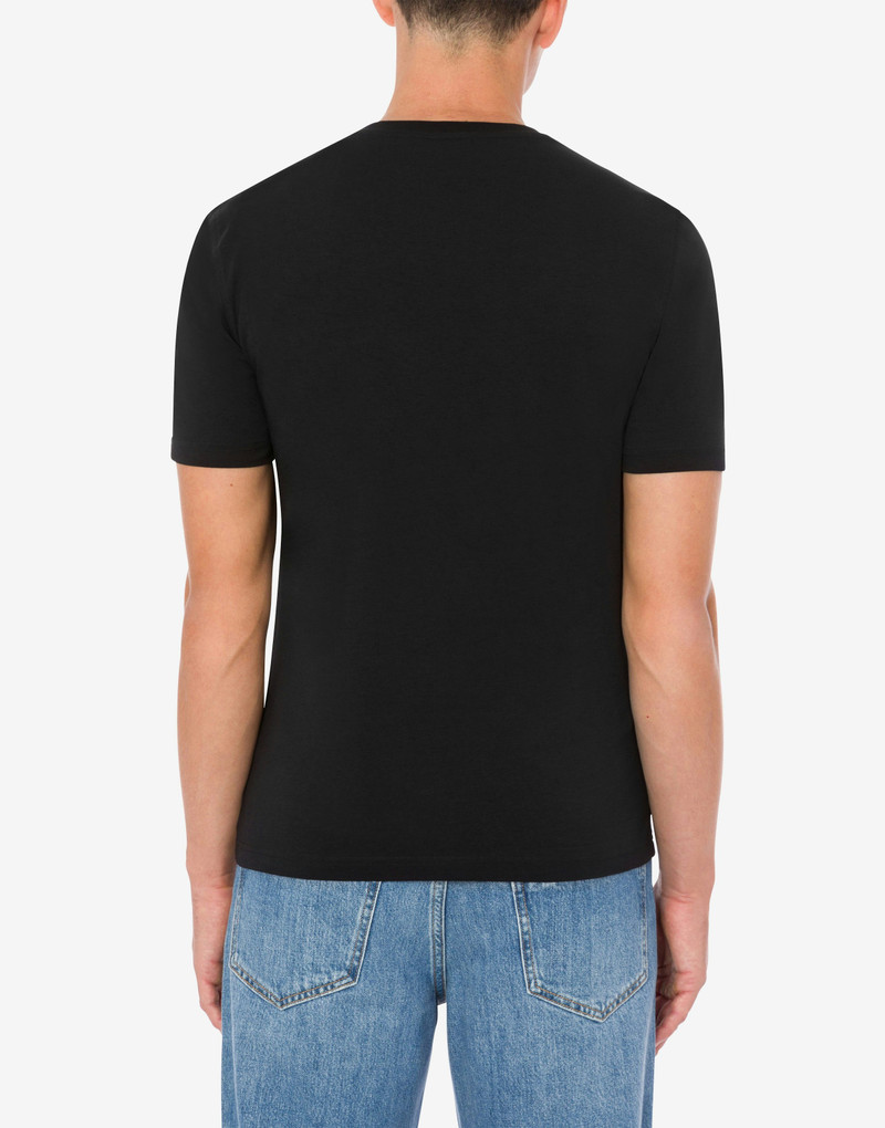T-SHIRT WITH MOSCHINO COUTURE! LOGO 3
