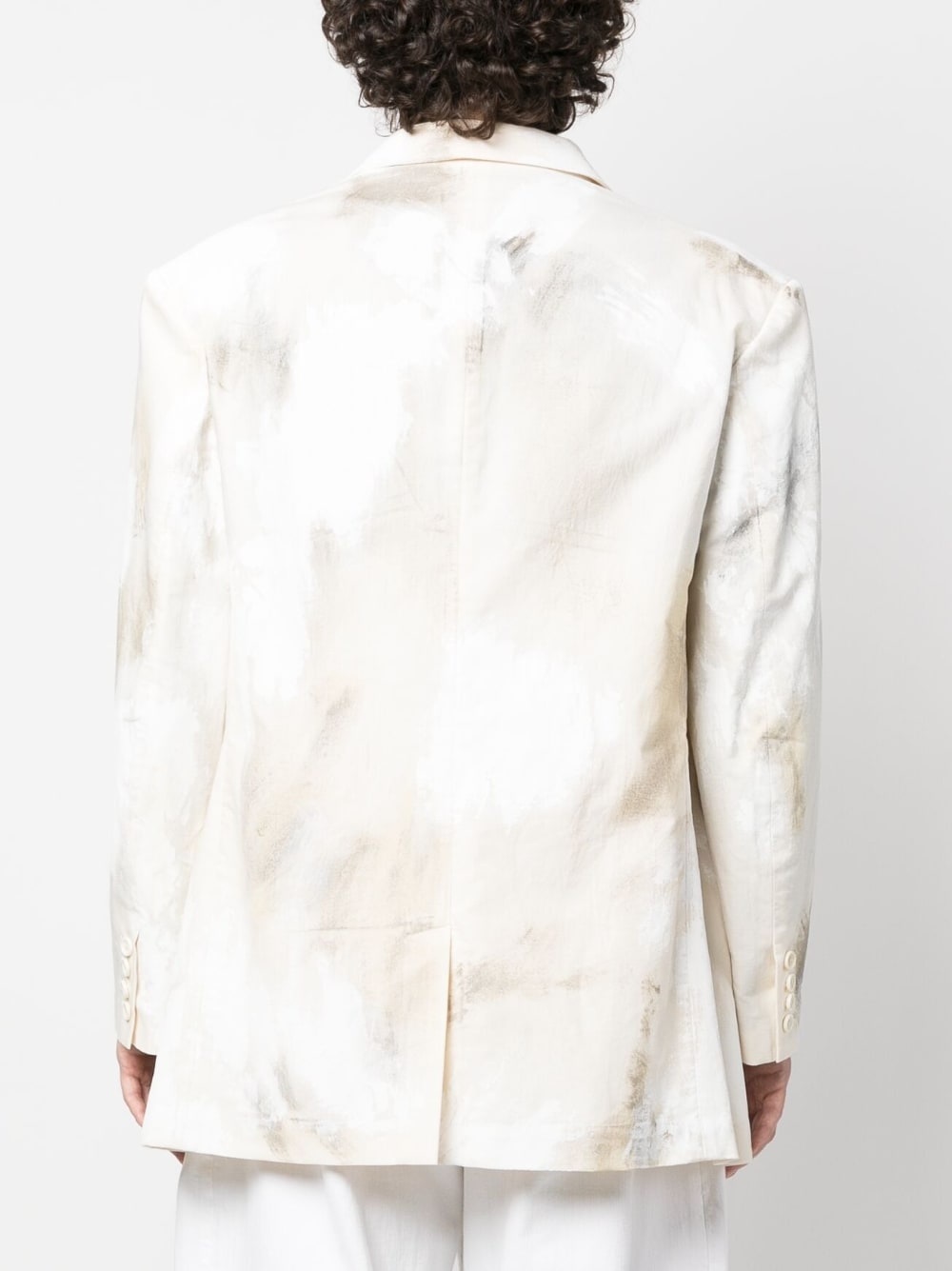 abstract-print jacket - 4