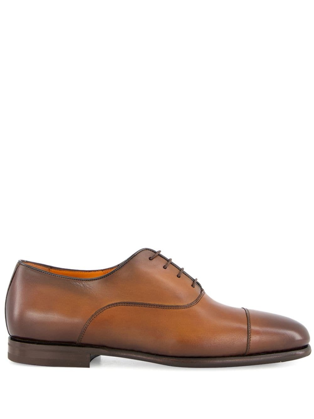 polished-leather Oxford shoes - 1