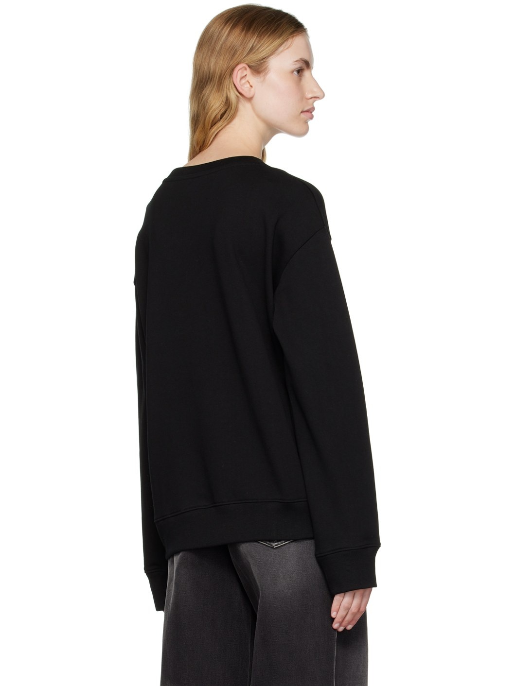 Black Crewneck Sweatshirt - 3