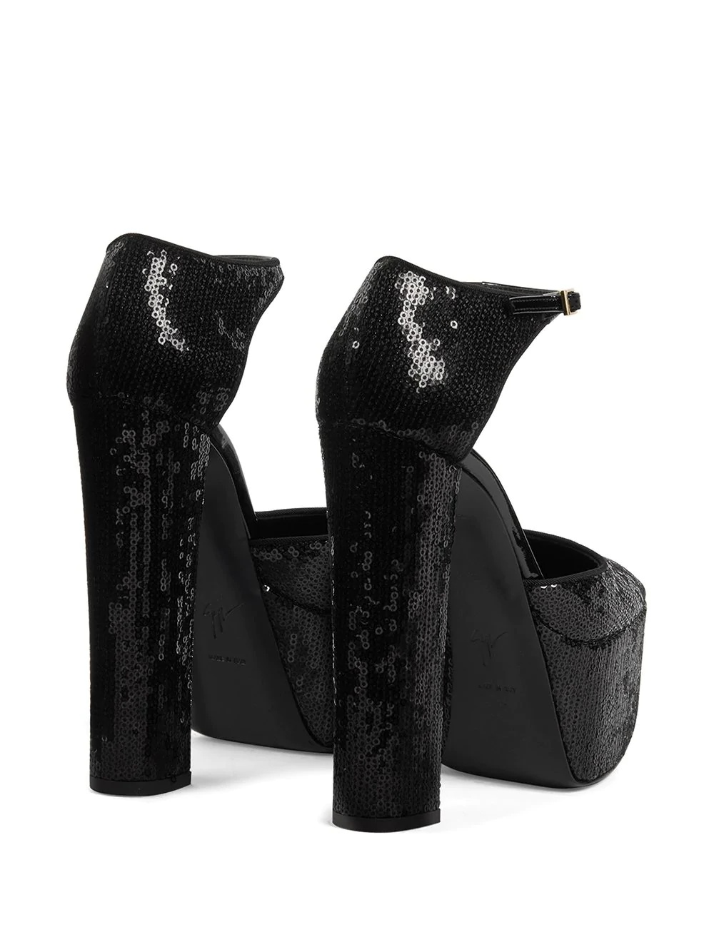 crystal-embellished platform sandals - 3