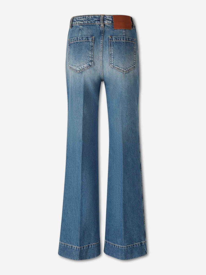 Victoria Beckham FLARED JEANS LOGO outlook