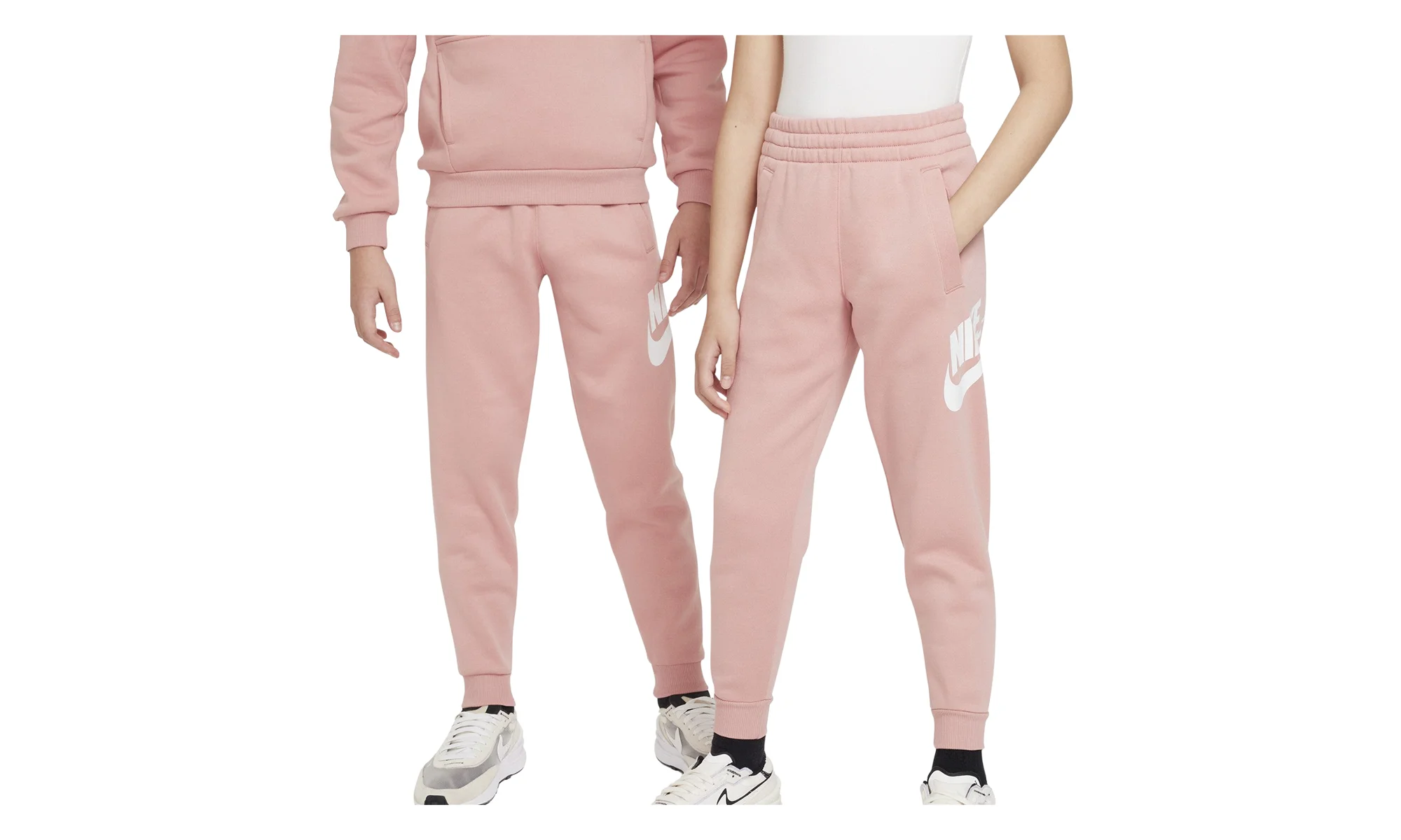 Club Fleece Jogger Pants GS "Red Stardust / White" FD2995 618 - 1