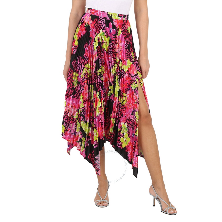 スカート VERSACE SS23 'Orchid Versace' skirt (10087431A06392 5B100) VERSACE SS23 'Orchid Versace' skirt (10087431A06392 5B100