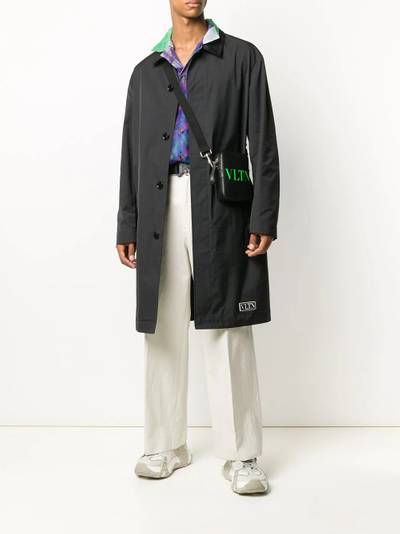 Valentino single-breasted mid-length coat outlook