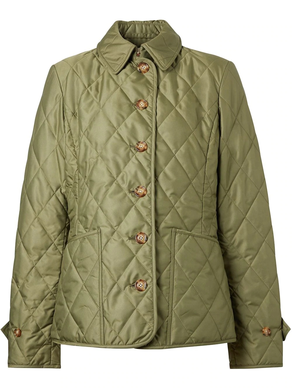 diamond quilted thermoregulated jacket - 1