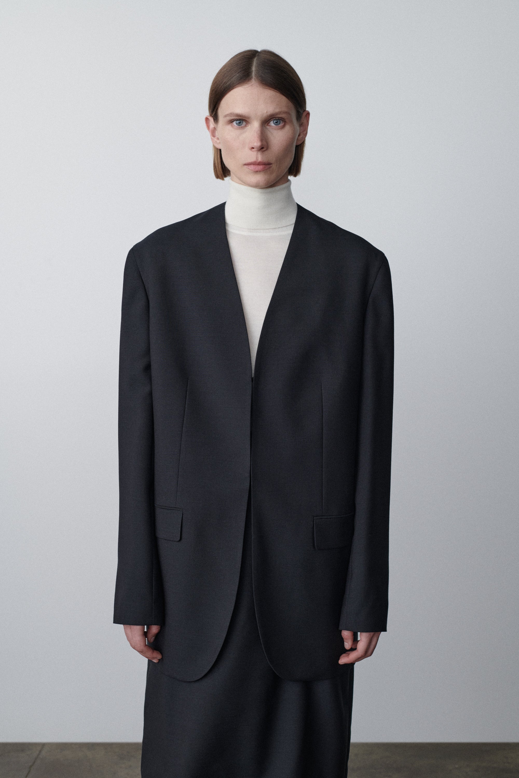 Fie Jacket in Virgin Wool and Mohair - 3