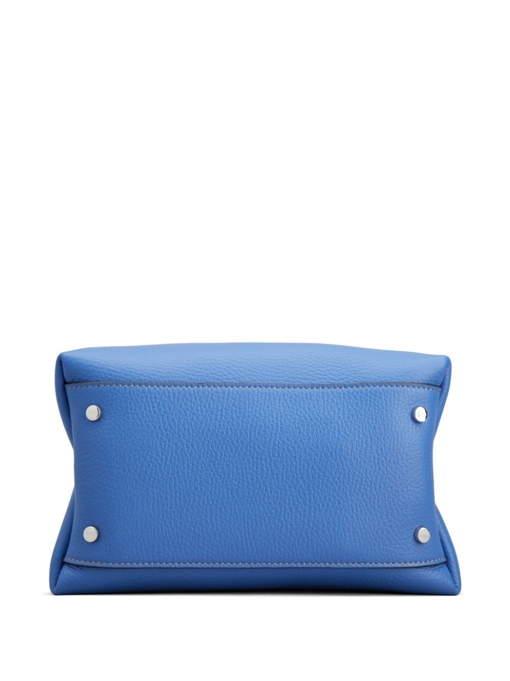 mini leather tote bag - 6