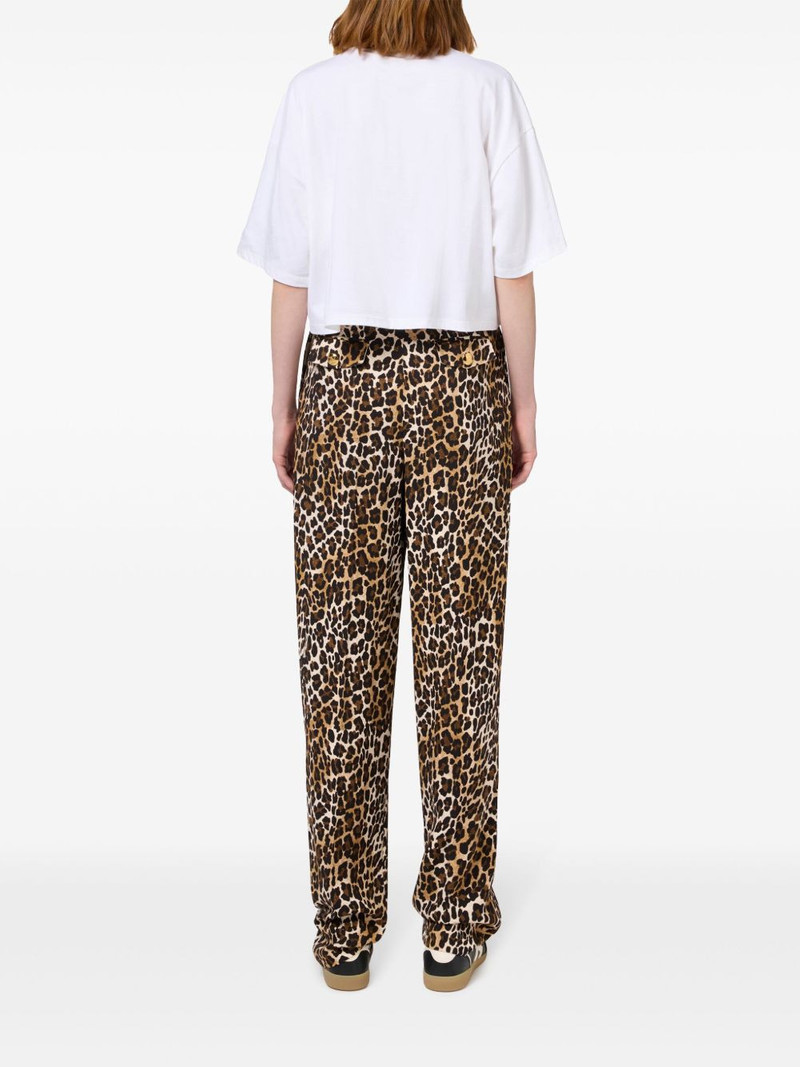 Animal print trousers 4