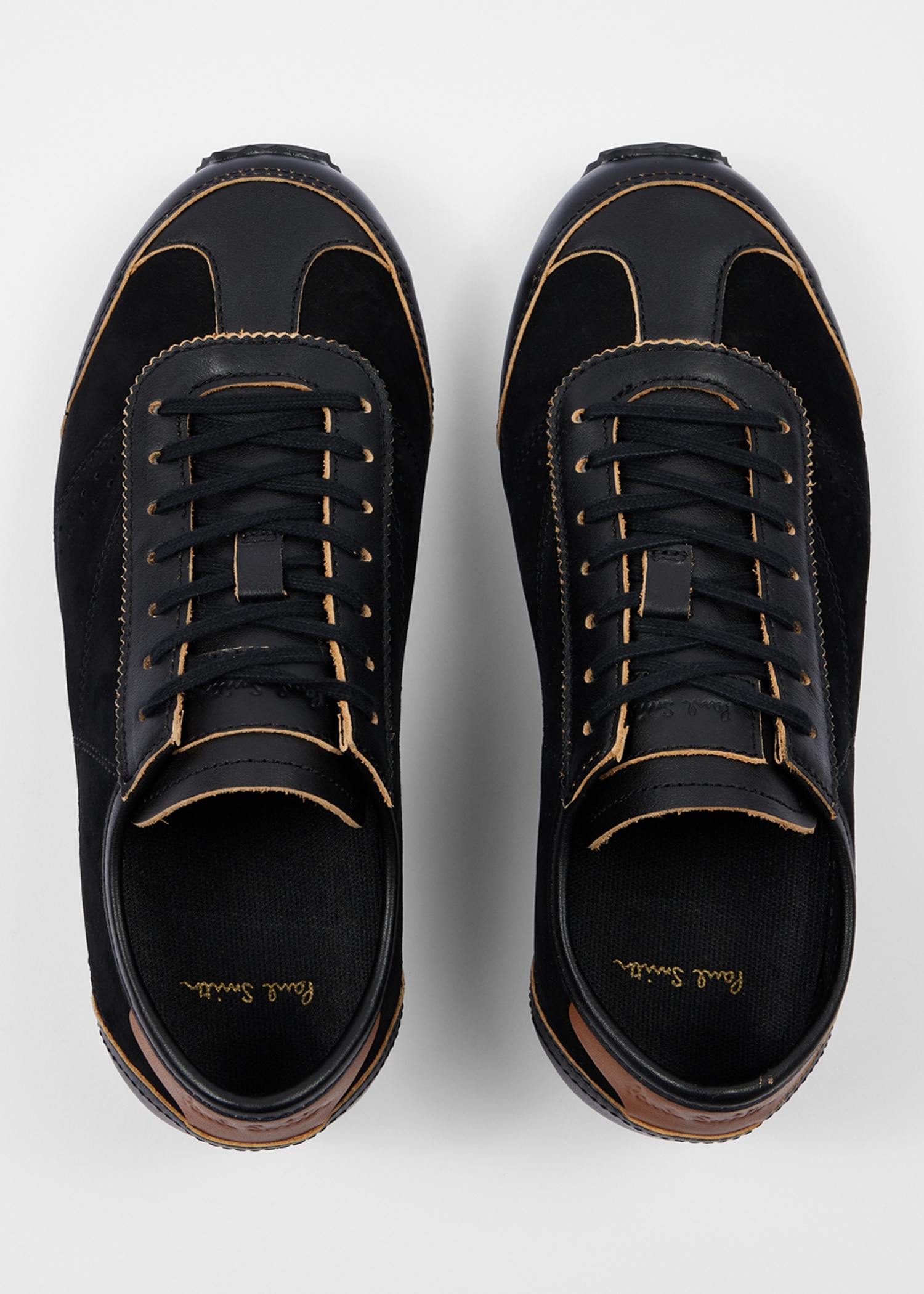 Women's Black Nubuck 'Maltese' Trainers - 3