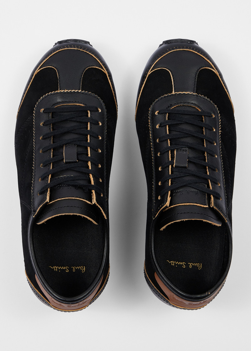 Women's Black Nubuck 'Maltese' Trainers 3