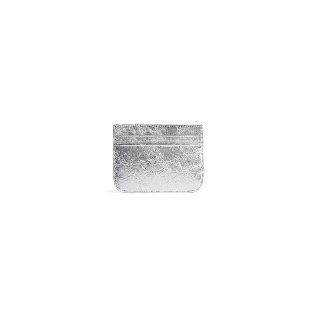 Women's Monaco Card Holder Metallized in Silver - 2