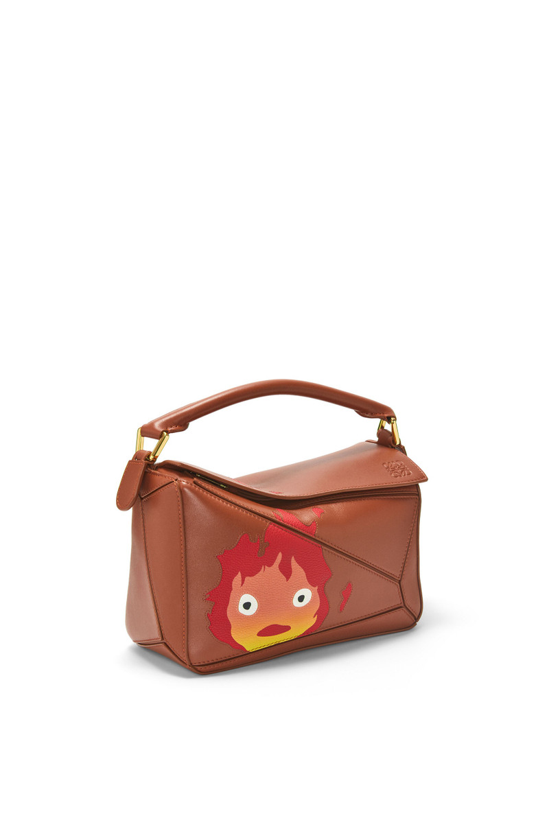 Calcifer small Puzzle bag in satin calfskin 3