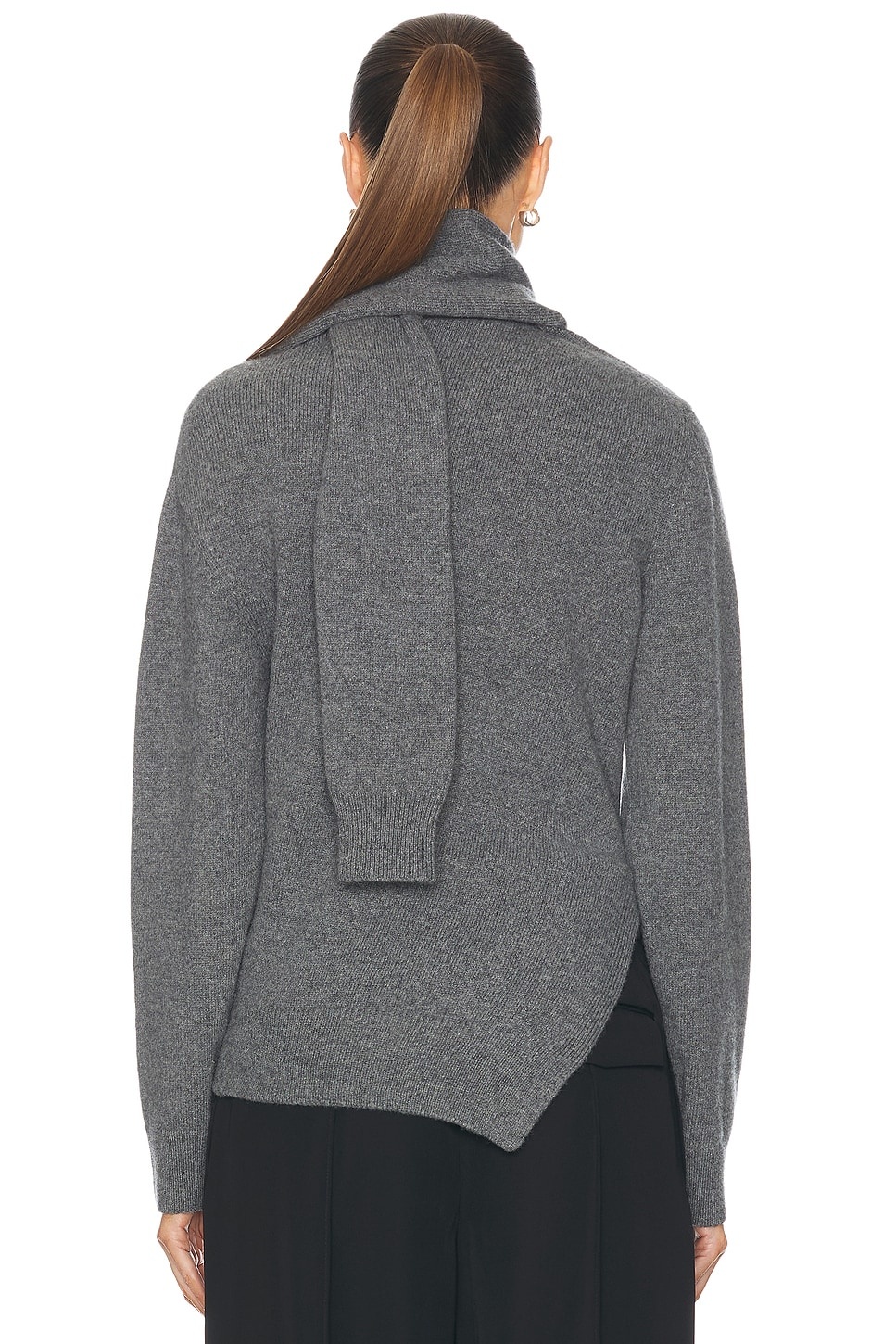 Twisted Scarf Sweater - 4