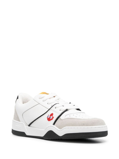 DSQUARED2 x Pac-Man panelled low-top sneakers outlook