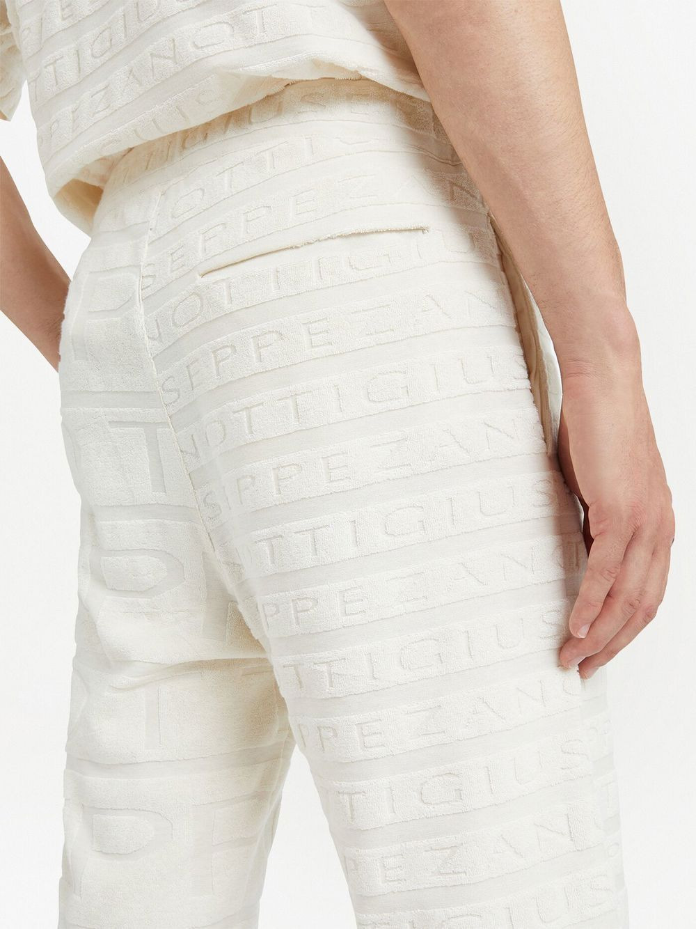 terry-cloth drawstring-waist Bermuda shorts - 5