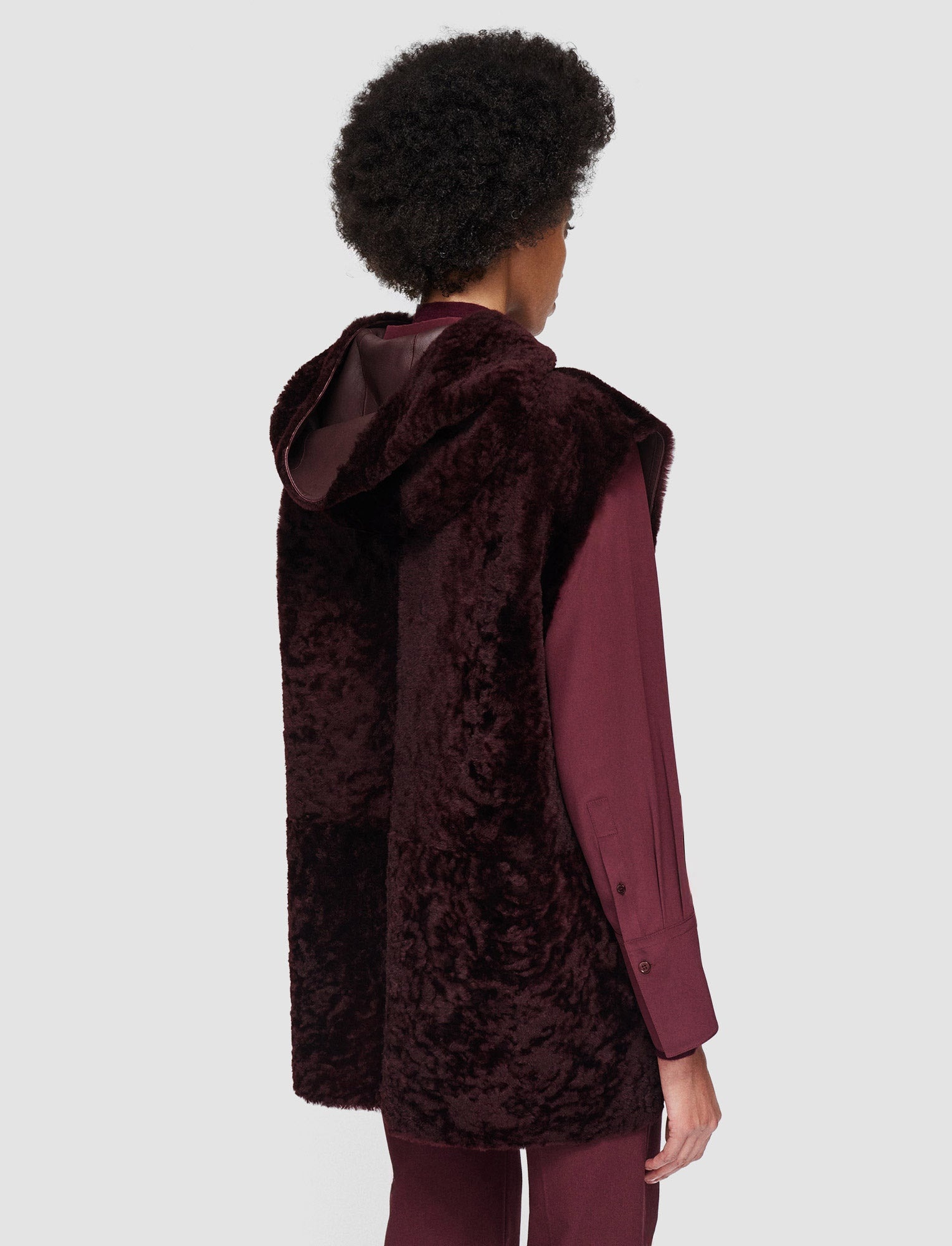 Reversible Shearling Dantec Gilet - 4
