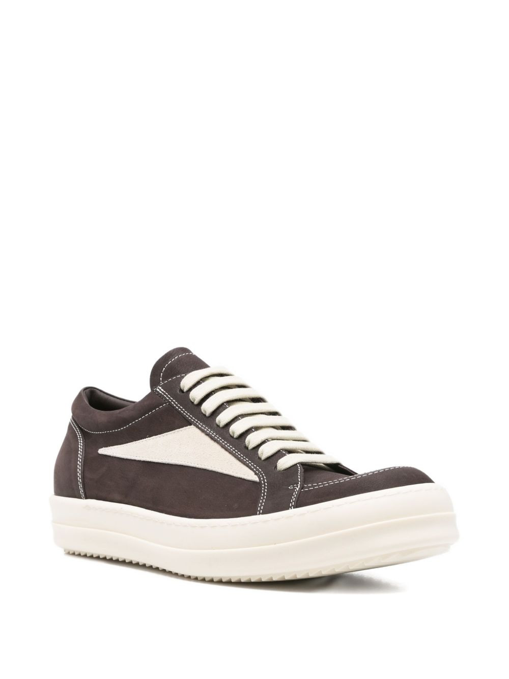 leather low-top sneakers - 2