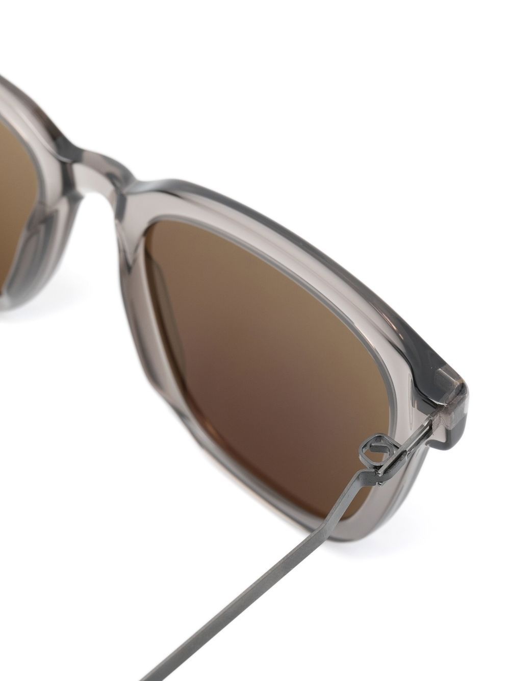 transparent square-frame sunglasses - 3