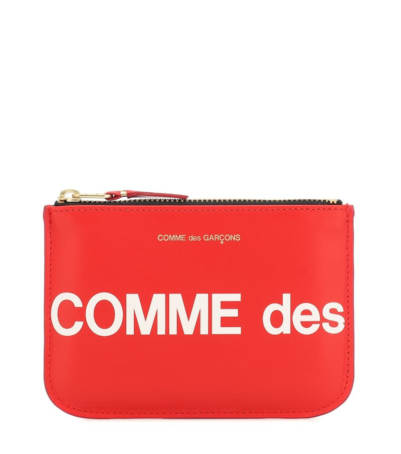 Huge Logo Small leather pouch 1