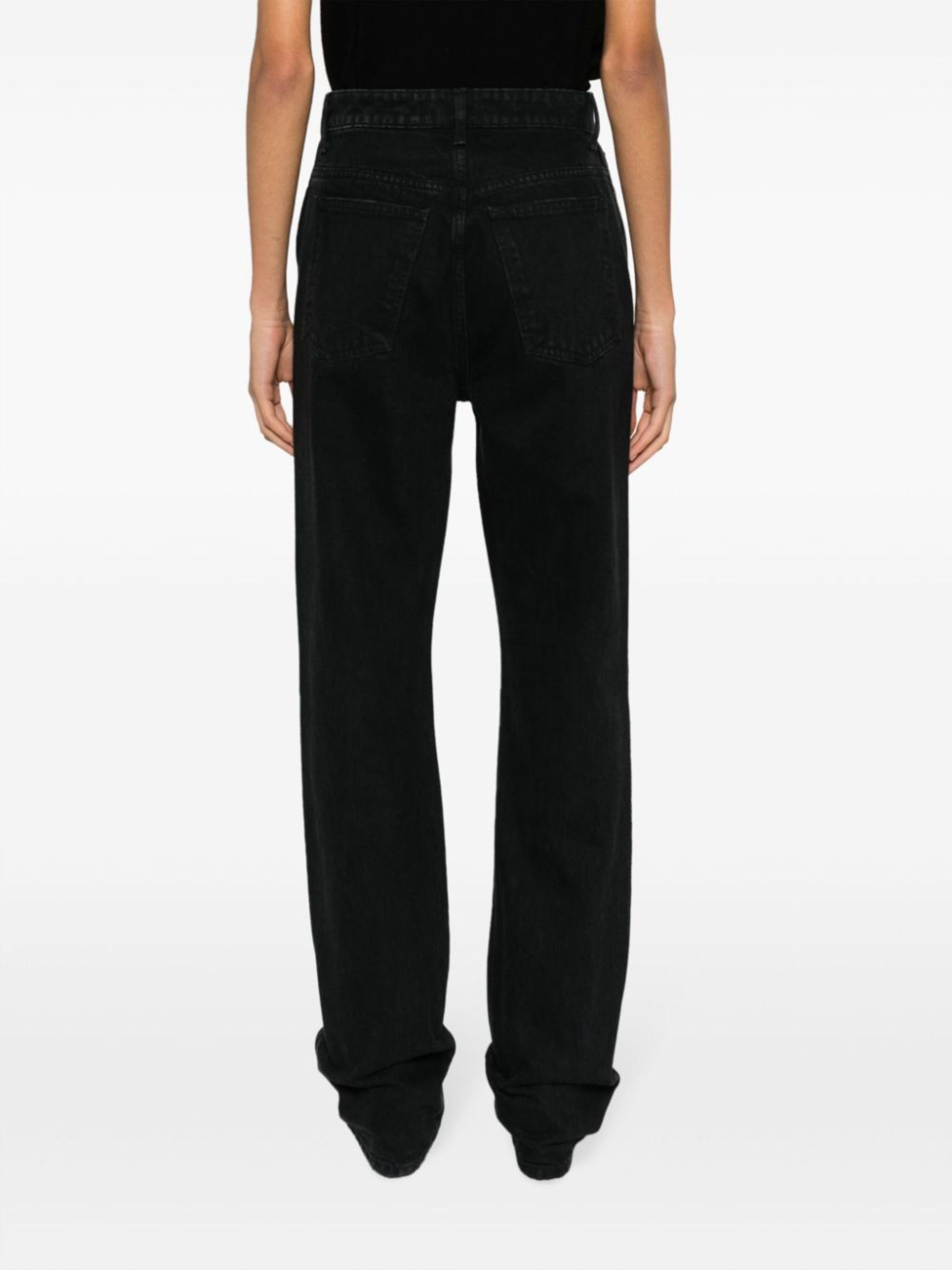 black The Danielle straight-leg jeans - 4