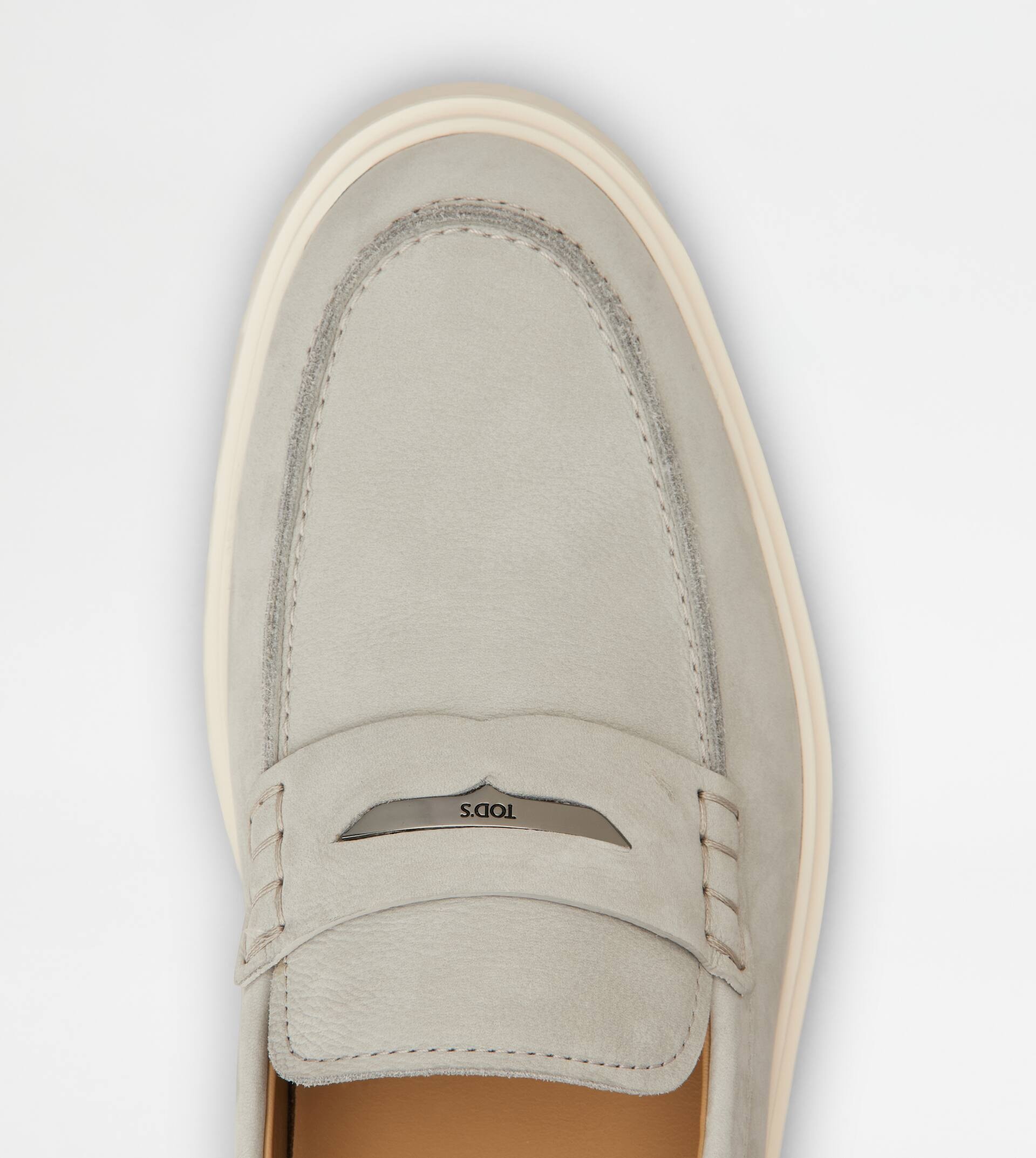 LOAFERS IN NUBUCK - GREY - 5