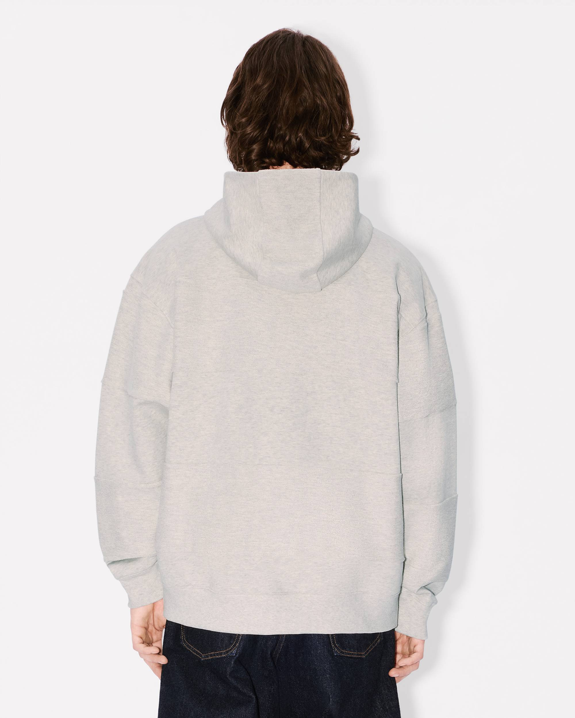'KENZO City' embroidered oversized hoodie in cotton - 4