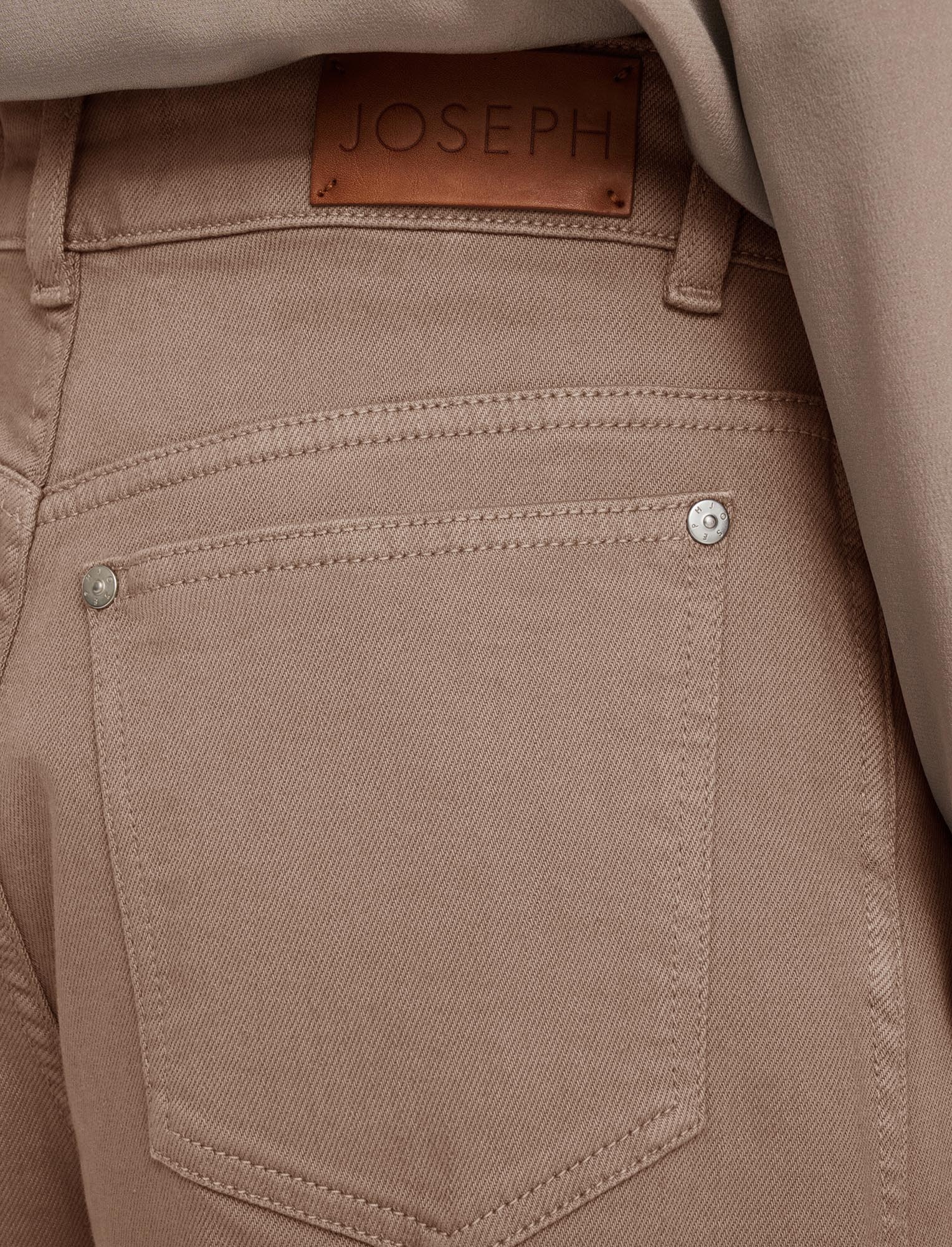 Abbey Denim Stretch Trousers - 4