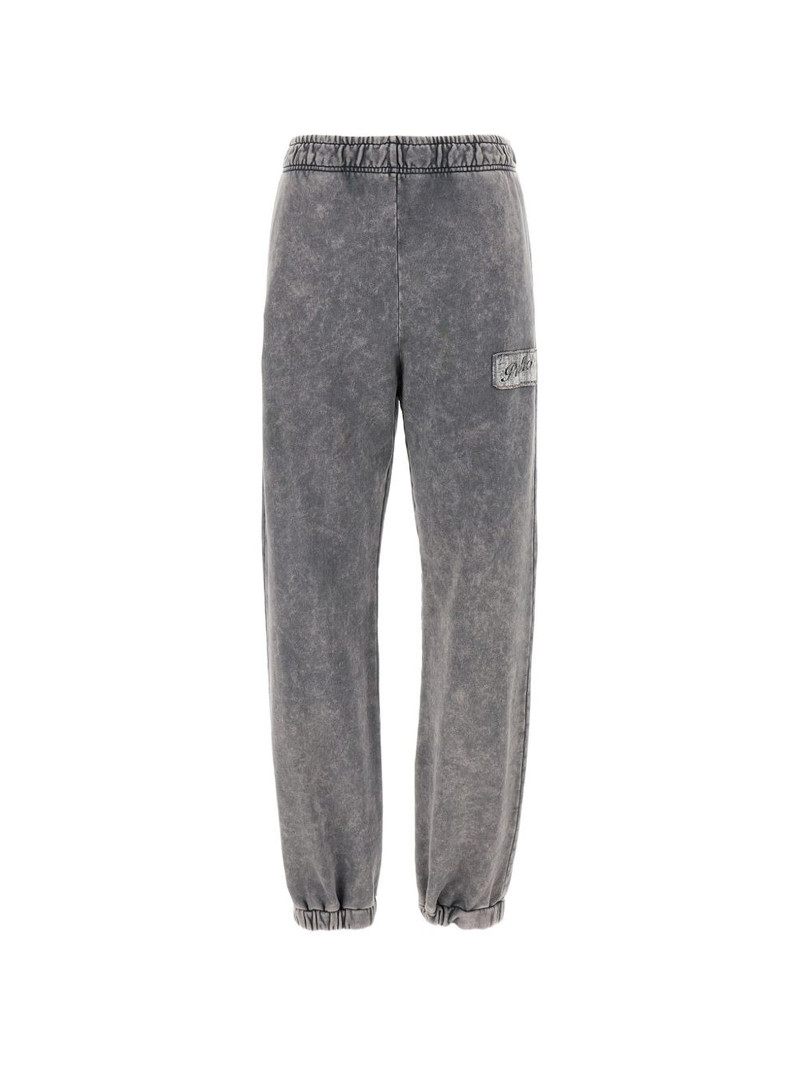 logo-patch elastic-waist track pants 1