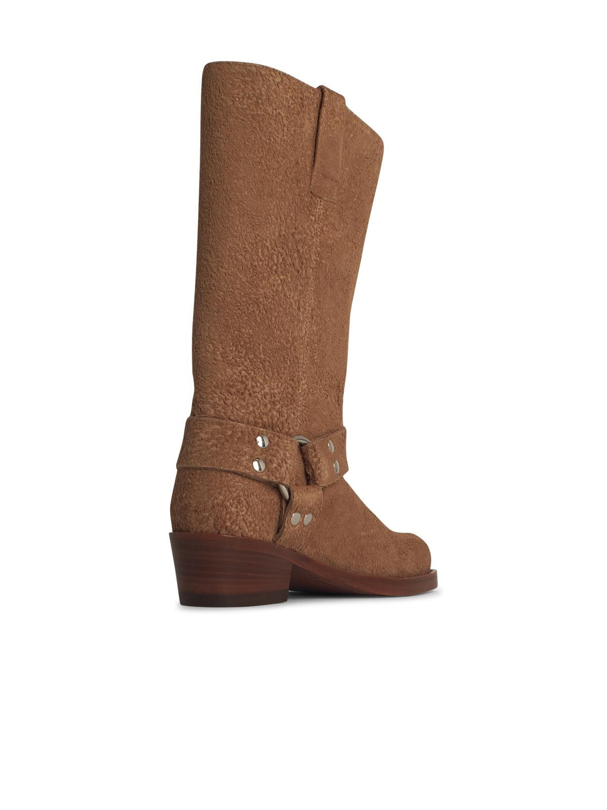 Paris Texas 'Roxy' Beige Suede Boots Women - 3