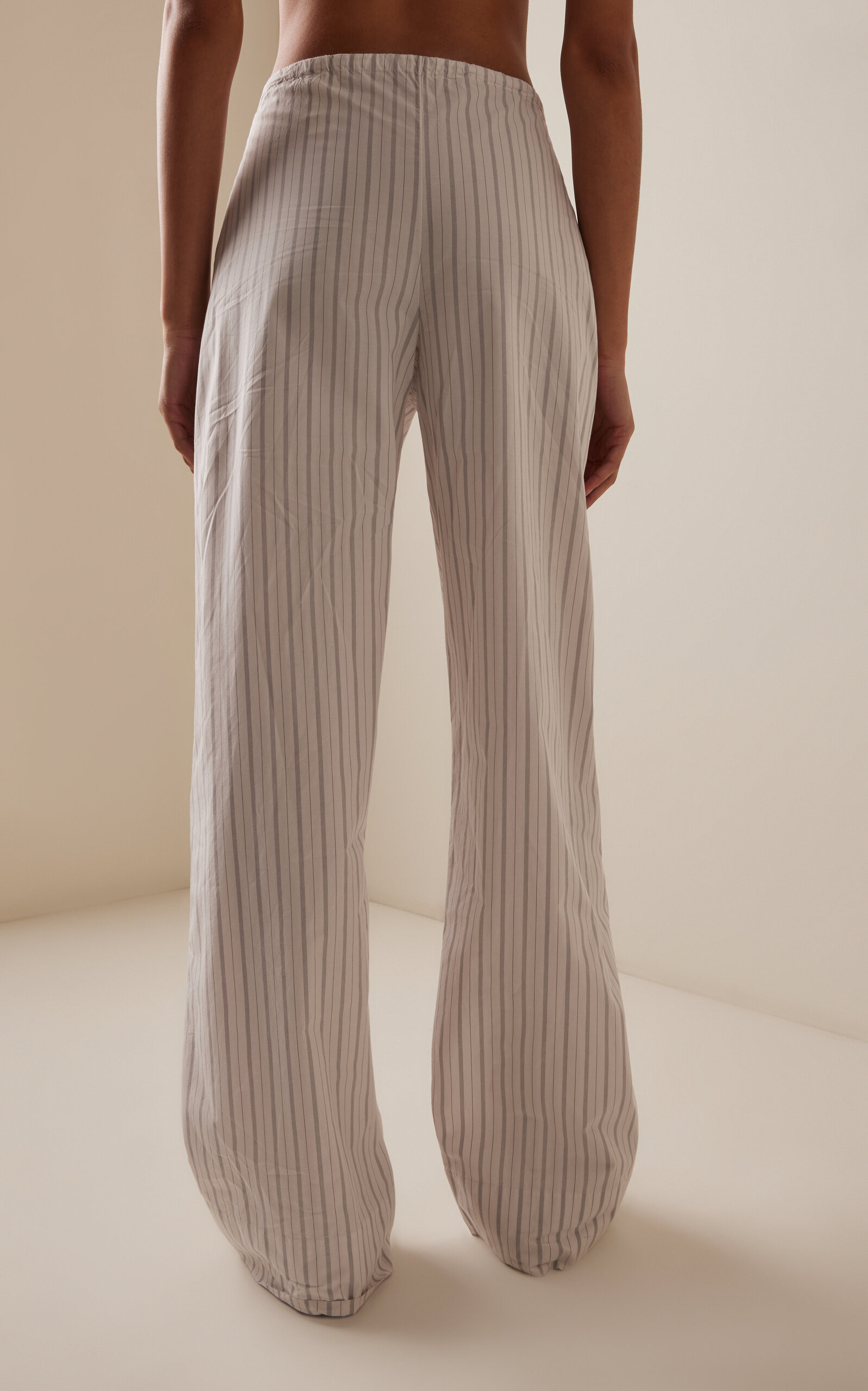 Hypnosta Checked Cotton Wide-Leg Pants multi - 4