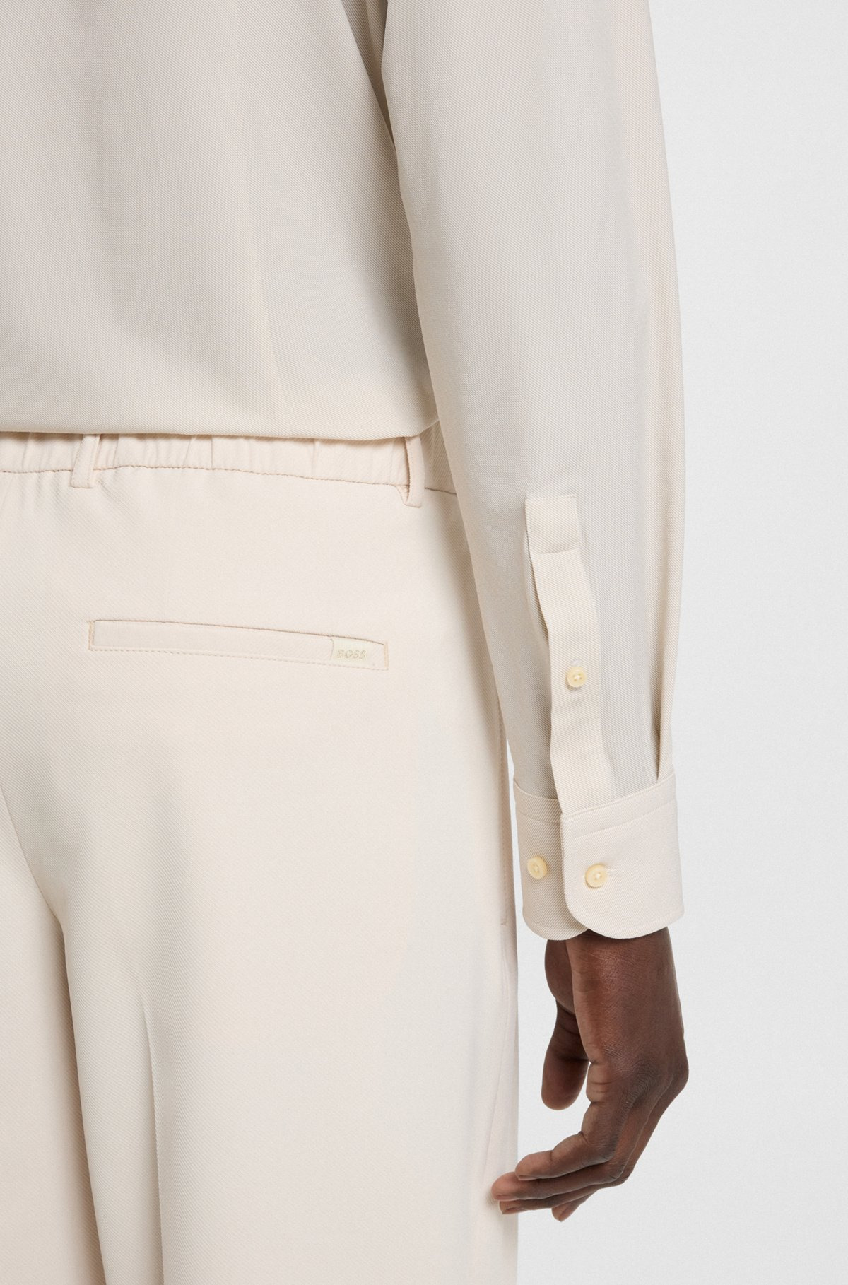 PRINTED SLIM-FIT SHIRT IN PERFORMANCE-STRETCH FABRIC - 6
