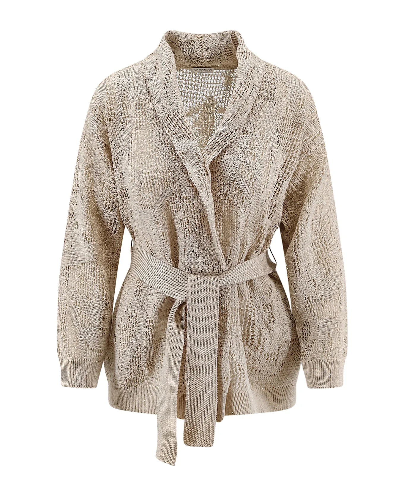 Cotton And Linen Cardigan - 1